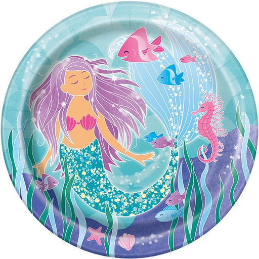 Mermaid Plate 9in | 8ct