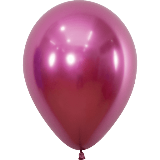 Metallic Burgundy Latex Balloon w/ Helium & Hi-Float, 11" | 1 ct