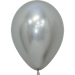 Metallic Silver Latex Balloon w/ Helium & Hi - Float, 11" | 1 ct - Zurchers