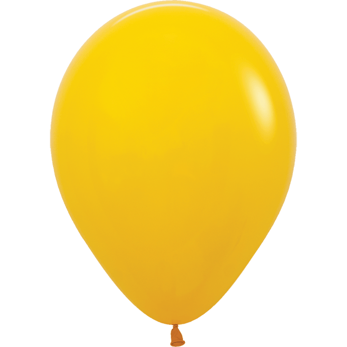Metallic Yellow Latex Balloon w/ Helium & Hi - Float, 11" | 1 ct - Zurchers