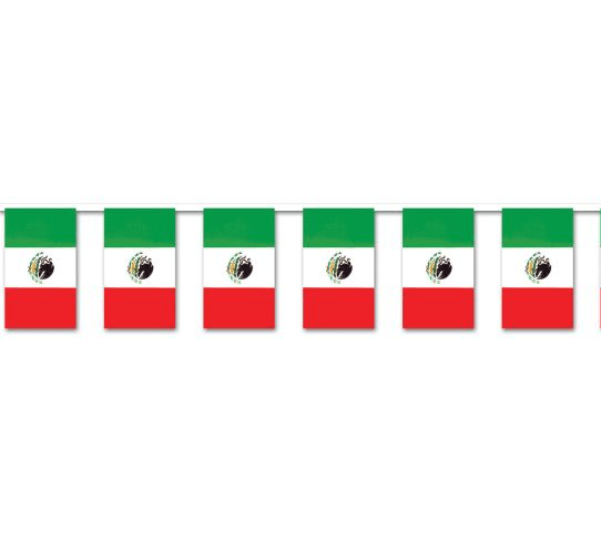 Mexican Flag Pennant Banner | 1ct - Zurchers