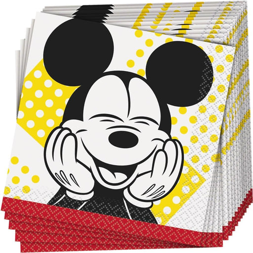 Mickey Mouse Beverage Napkins | 16ct