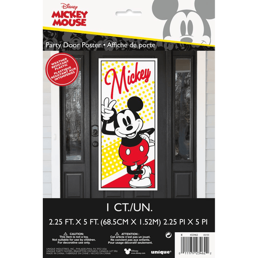 Mickey Mouse Door Poster 2.25'x5' | 1ct