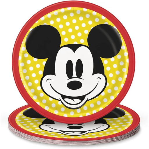 Mickey Mouse Paper Plates 7" | 8ct