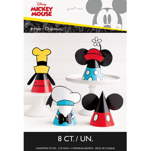 Mickey Mouse party Hats | 8ct