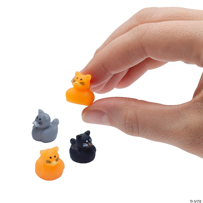 Micro Cat Rubber Ducks | 24ct