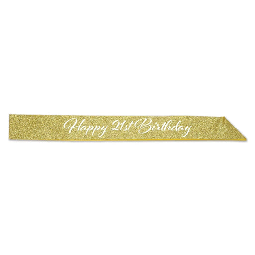 Milestone 21 Birthday Sash 32" | 1ct