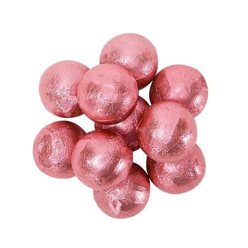 Milk Chocolate New Pink Foil Balls 1.5lbs | 1ct