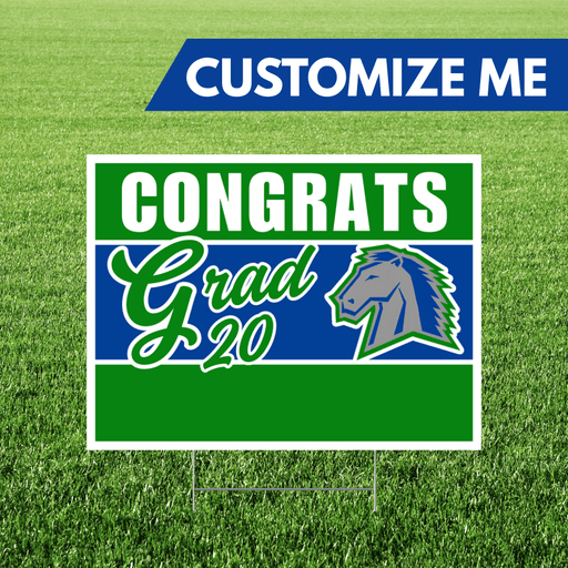 Millard North NE Custom Grad Yard Sign 18x24" | 1ct