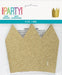 4ct Mini Gold Glitter Crown - Party Supplies