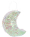 Mini Pinata Iridescent Moon Decoration - Party Supplies