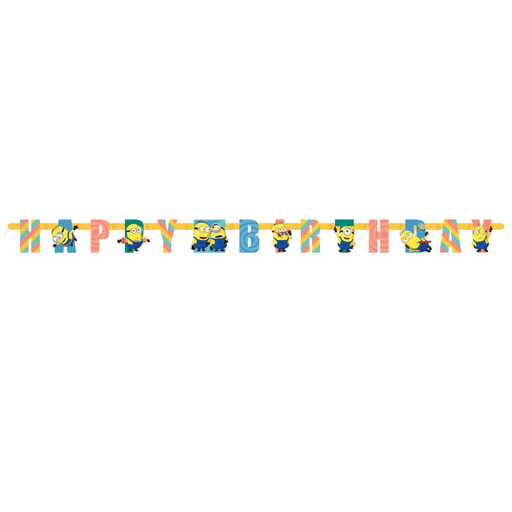 Minions Happy Birthday Banner 6' | 1ct