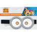 Despicable Me 4 Minions Paper Goggles package with gray Minion goggle glasses, black strap details, and 8 paper goggles.
