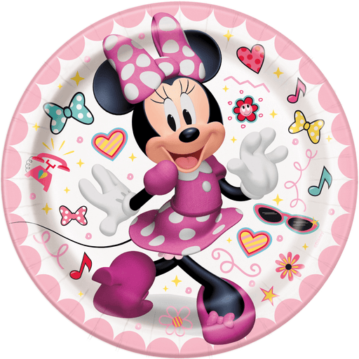 Minnie Mouse paper plates 7" | 8ct