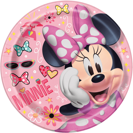 Minnie Mouse paper plates 9" | 8ct