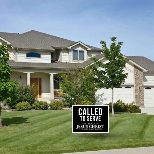 Missionary Called to Serve Yard Sign 24"x 18" | 1 ct