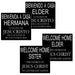 Missionary Welcome Home Elder/Sister! English or Spanish Door Banner, 24" x 21.5" | 1ct Sister / English