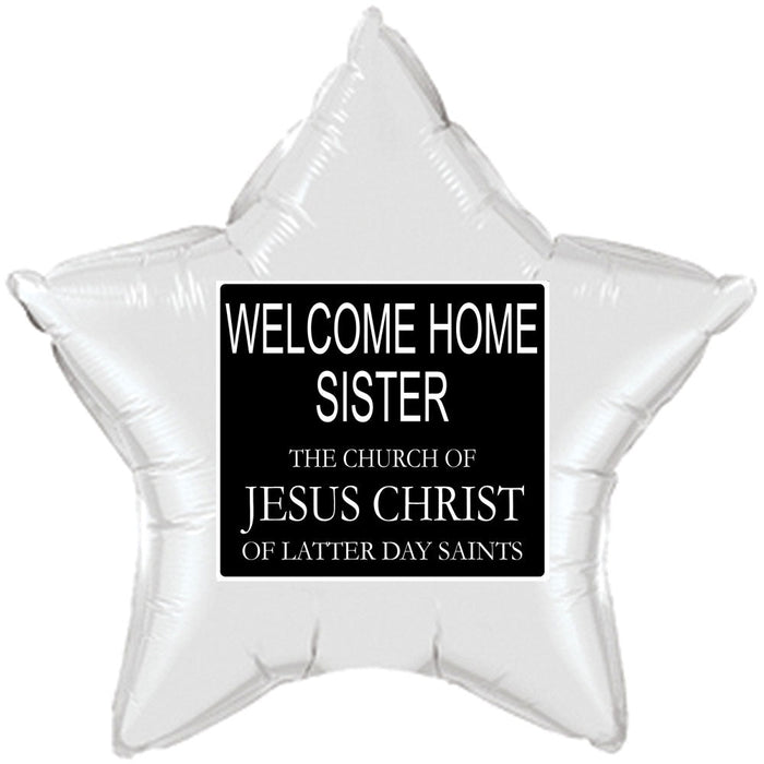 Missionary Welcome Home Sister Mylar Balloon 17" | 1 ct