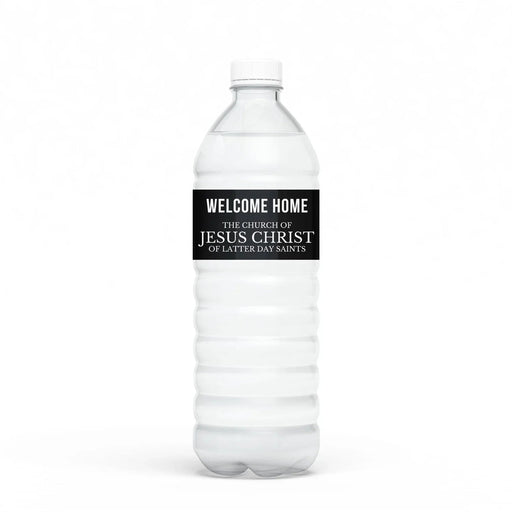 Missionary Welcome Home Water Bottle Label | 12 ct