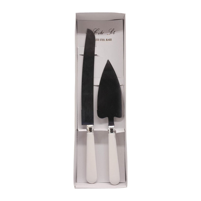 Mother of Pearl Handle Serving Set 11" | 2pcs - Zurchers
