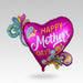 Mother's day Paisley Swirls Supershape Balloon 32" | 1ct
