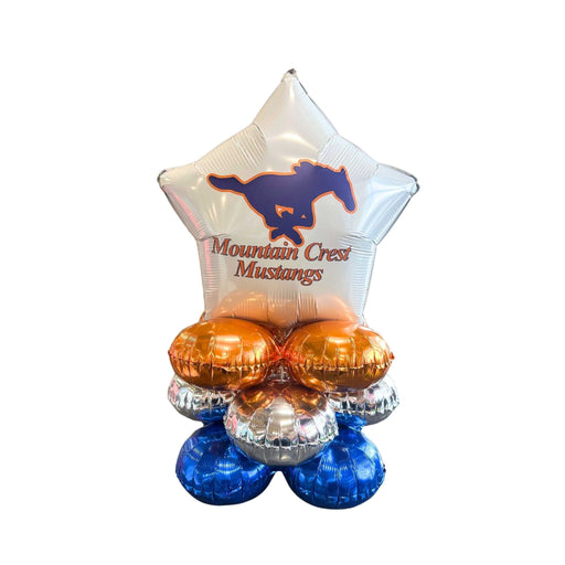 Mountain Crest High School Air-filled Balloon Quad 17" | 1ct