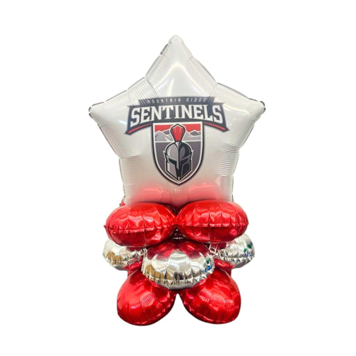 Mountain Ridge High School Air-filled Balloon Quad 17" | 1ct