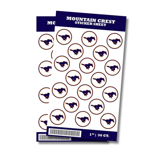 Mountain Crest High School Sticker Seal 1" | 36 ct