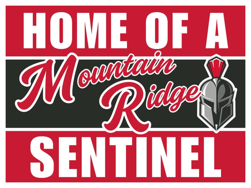 Mountain Ridge High School Spirit Yard Sign 24" x 18" | 1 ct