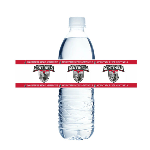 Mountain Ridge High School Water Bottle Labels | 12 ct
