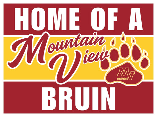 Mountain View UT High School Spirit Yard Sign 24" x 18" | 1 ct