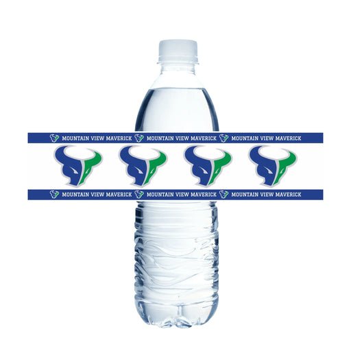 Mountain View ID High School Water Bottle Labels | 12 ct