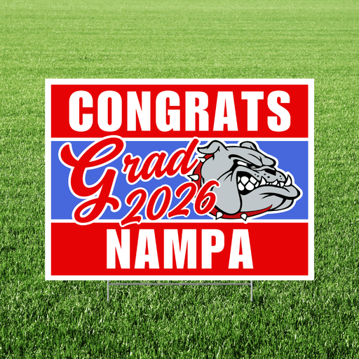 Nampa High School Grad Yard Sign 24" x 18" | 1 ct