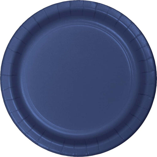 Navy Paper Plates 9" | 24ct