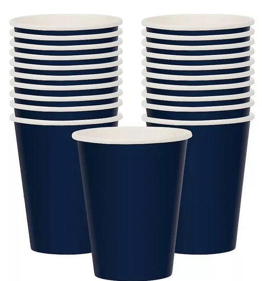 Navy Blue Paper Cups 9oz | 20ct