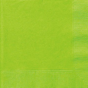 Neon Green Beverage Napkins | 100ct