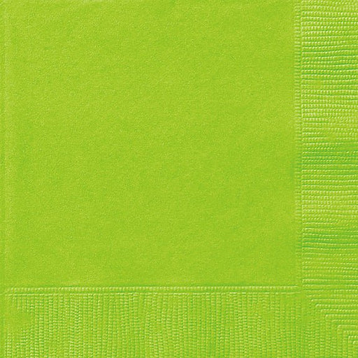 Neon Green Dinner Napkins | 40ct