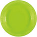 50ct 7in Plastic Plate Neon Green - Party Supplies