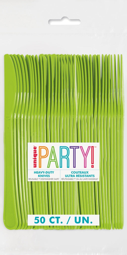 Neon Green Premium Knives | 50ct