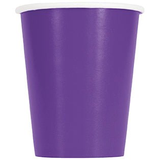 Neon Purple Paper Cup 9oz | 20ct