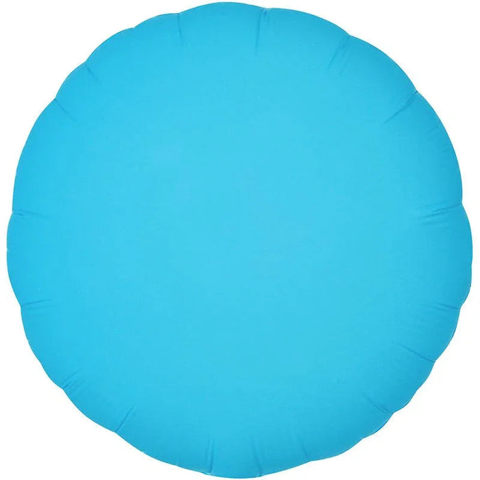 Neon Blue Round Mylar 18" | 1ct - Zurchers