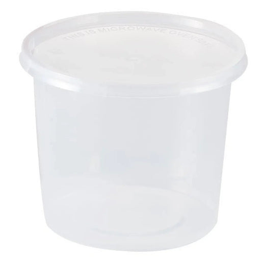 Nicole Home Collection Food Storage Container Round Clear 25 oz | 5ct