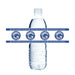 Water bottle with multiple 'North Mesquite Stallions' labels on a white background