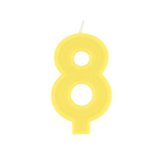 Number 8 Candle - Party Supplies