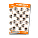 Sheet of 36 circular orange and white sticker seals featuring a tiger mascot logo, labeled "Ogden High Sticker Seals" at the top with 1" size noted at the bottom.