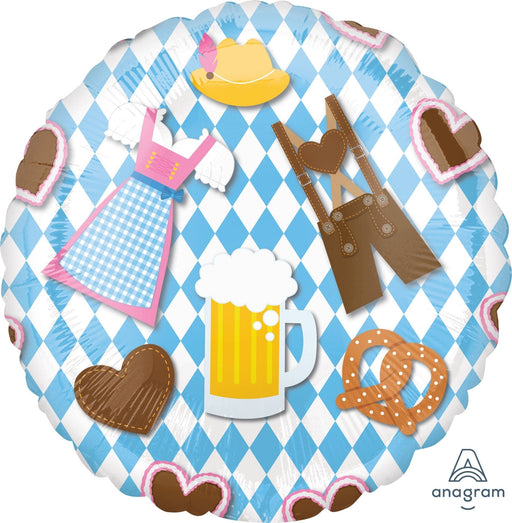 Oktoberfest 18" Satin Mylar  | 1 ct