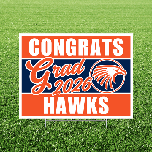 Olathe East KS Grad Yard Sign 18x24" | 1ct
