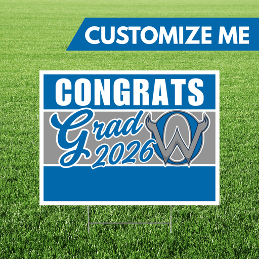 Olathe West KS Custom Grad Yard Sign 18x24" | 1ct