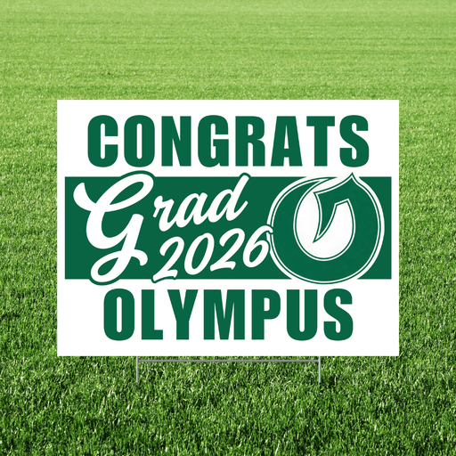 Olympus High School Grad Yard Sign 24" x 18" | 1 ct