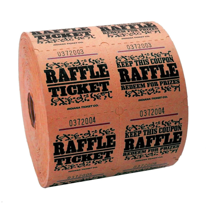 Orange Raffle Ticket | 1000 ct - Zurchers